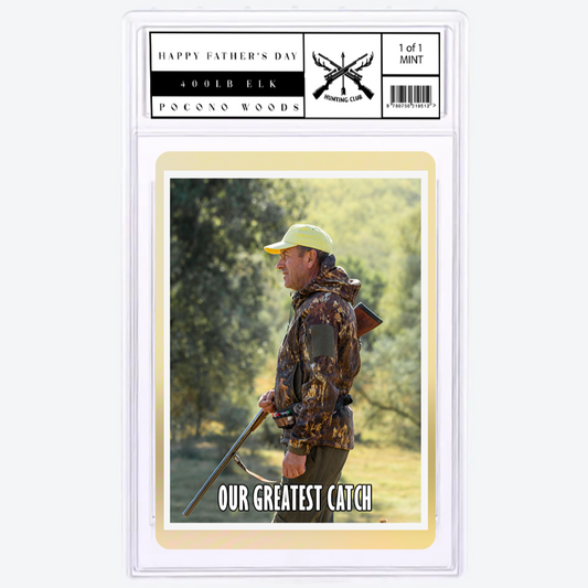 Personalized Dad Card Hunting