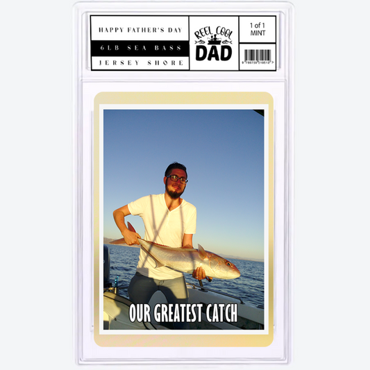 Personalized Dad Card Fishing