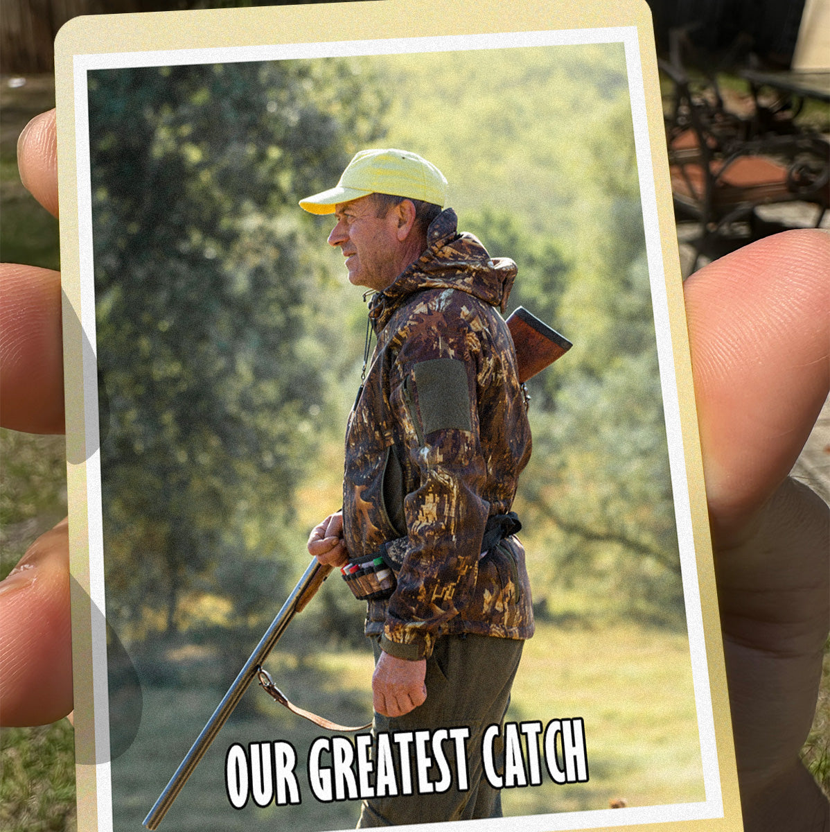 Personalized Dad Card Hunting